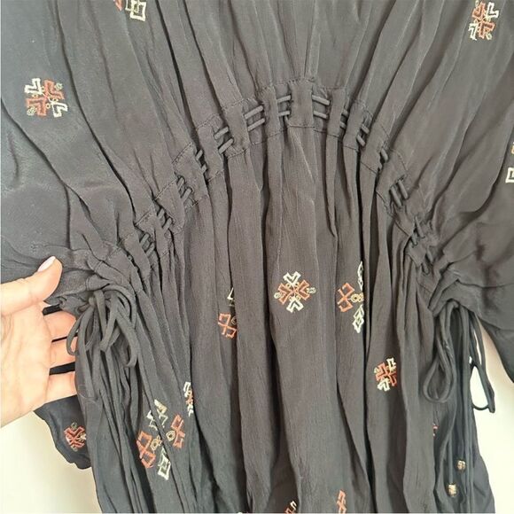 Anthropologie Twelfth street Cynthia Vincent kaftan dress boho sz‎ Small - Picture 9 of 10